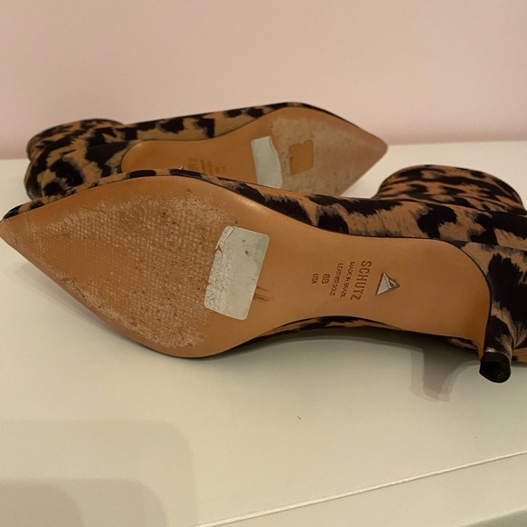 🌟Schulz Leopard 🐆 Booties Mini heel 8 - Picture 7 of 16